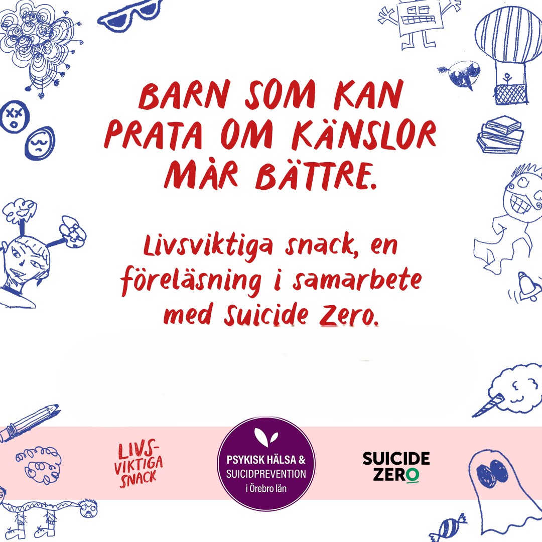 Affisch med inbjudan till Livsviktiga snack
